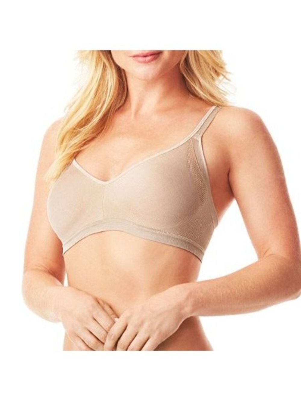 Warners Easy Does It Wireless Lightly Lined Bra XL Brown Seamless Comfort NWT